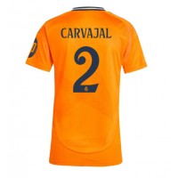 Dres Real Madrid Daniel Carvajal #2 Preč pre Ženy 2024-25 Krátky Rukáv